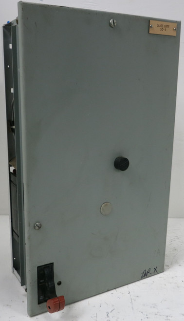 GE 8000 30 Amp TEC Breaker Size 1 CR209C0 Reversing Starter 24" MCC Bucket 30A (BJ0109-1)