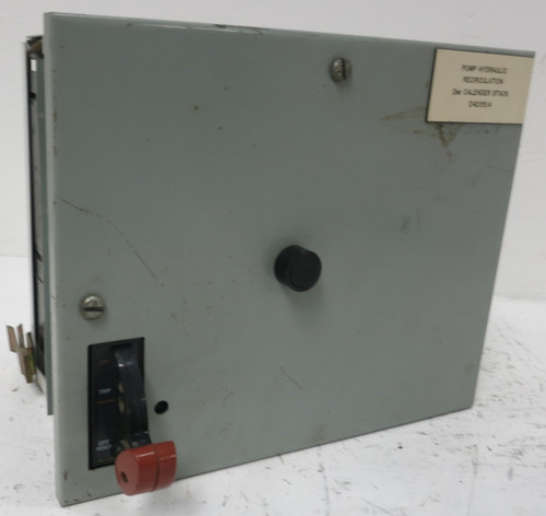 GE 8000  15 Amp TEC Breaker Size 1 CR206C000MYA Starter 12" MCC Bucket 15A TECL (BJ0119-1)