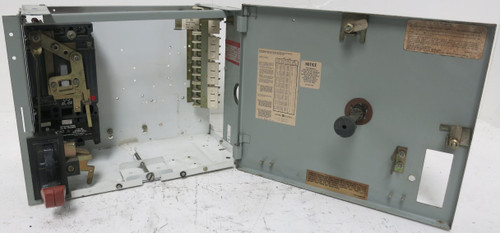 General Electric GE 8000 15A Breaker Feeder 12" MCC Bucket 15 Amp TEC36015 TECL (BJ0131-3)