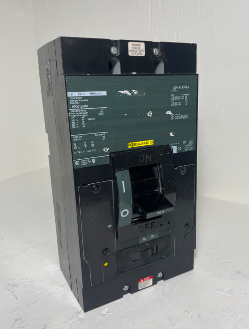 Square D LHP36150MB 150A Circuit Breaker Green Label 480/600V 3P LH150A 150 Amp (EM4536-1)