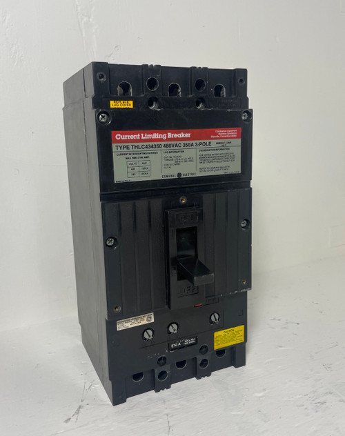 GE THLC434350 350A Current Limiting Circuit Breaker 350 Amp 3P General Electric (EM4553-1) GE THLC434350 350A Current Limiting Circuit Breaker 350 Amp 3P General Electric (EM4553-1)