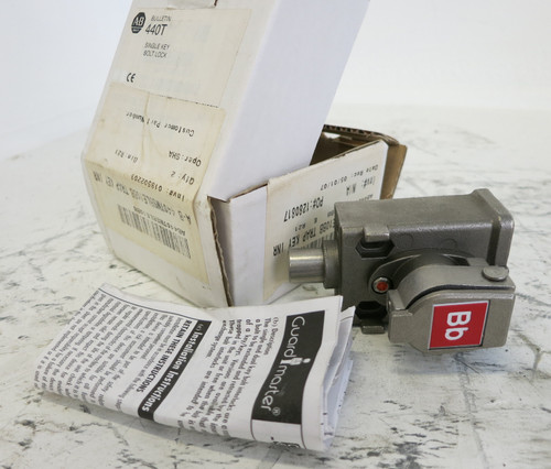 NEW Allen Bradley 440T-MSBLE10BB Single Key Bolt Lock Trap GuardMaster ProSafe (DW4851-2)
