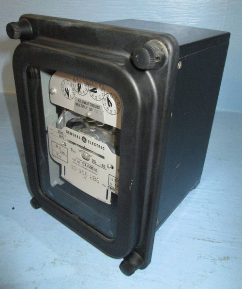 General Electric Polyphase Watthour Meter 3PH 701X90G16 Watt Hour Meter DS-63 3P (EBI2196-4)