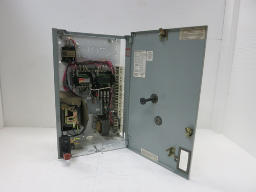 GE 8000 Size 1 Reversing Starter 7A Breaker  24" MCC Bucket CR209C022 TEC 7 Amp (BJ0246-1)
