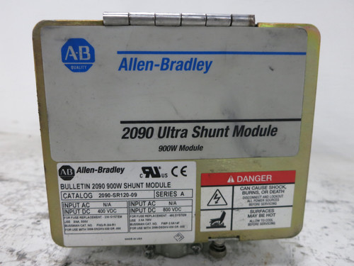 Allen Bradley 2090-SR120-09 Ultra Shunt Module 900W Ser A 400/800VDC 2090SR12009 (DW5171-1)
