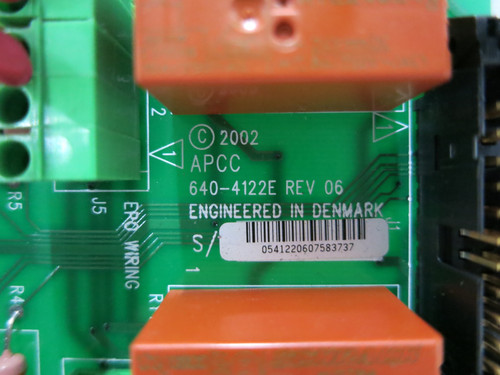 APC 640-4122E APCC EPO Control Board Rev 06 Symmetra UPS 640-4122-E (DW5181-1)