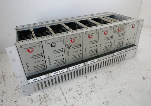 Western Servo Design PLC Rack w/ LDU-S1 PCU-S1 Modules 10094-100 (DW5222-4)