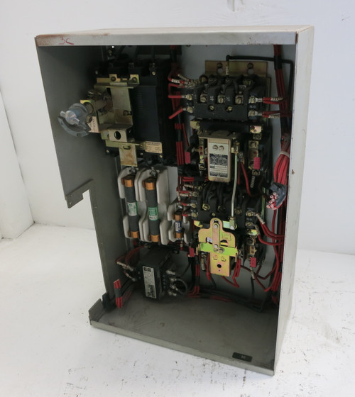 Square D Model 3 30A Breaker Size 1 Reversing Starter 21" MCC Bucket 30 Amp 8999 (DW5200-1)