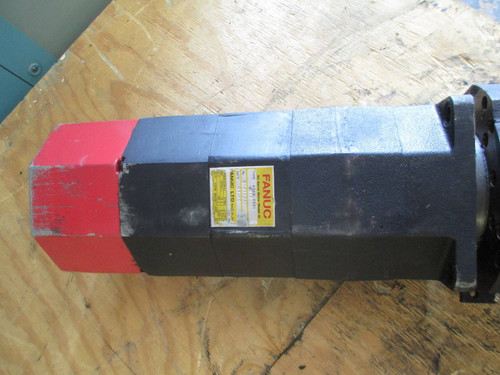 Fanuc A06B-0501-B611 AC Servo Motor 2000 RPM Model 10 Plug Terminal Flaw (EBI1332-1)