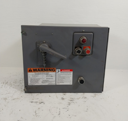 Square D Model 3 15A Breaker Size 1 Starter 15" MCC Bucket 15 Amp Class 8999 (BJ0409-4)