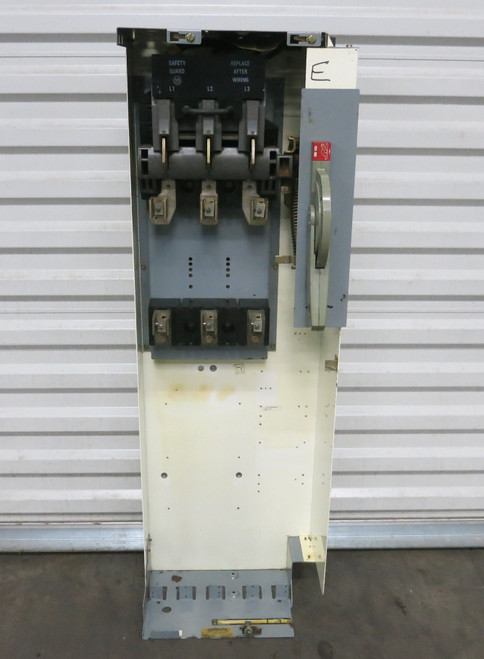 Allen Bradley 2100 Centerline 200 Amp Fusible Feeder 46" MCC Bucket AB 200A (BJ0428-1)