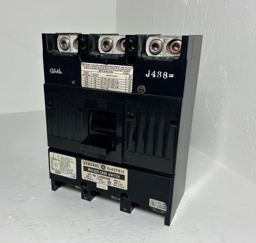GE 600A TJK636Y600 Molded Case Switch 480/600V 3 Pole 600 Amp General Electric (EM4734-1) GE 600A TJK636Y600 Molded Case Switch 480/600V 3 Pole 600 Amp General Electric (EM4734-1)