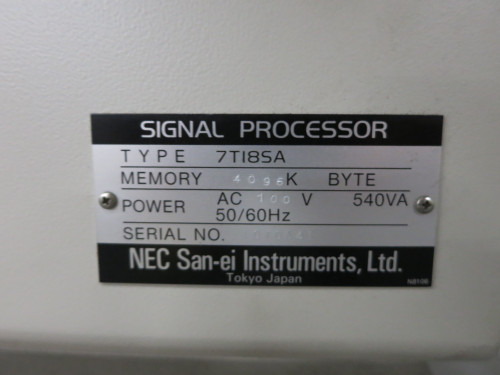 NEC San-ei 7T18SA Signal Processor Data Aquisition Recorder Computer Test 7TI8SA (DW5469-1)