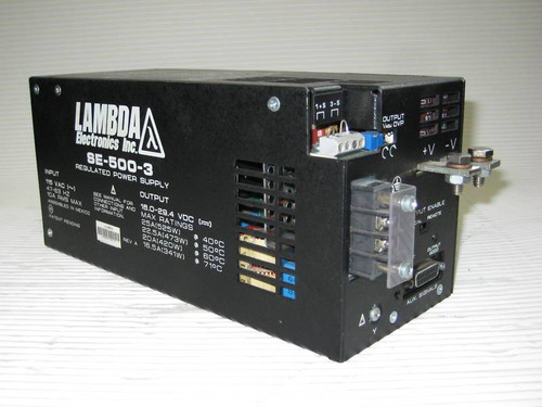 LAMBDA SE-500-3 115V 10A Regulated Power Supply SE5003 (EBI2669-2)