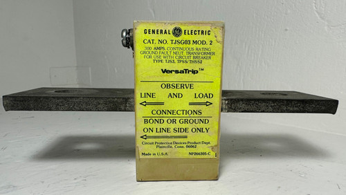 GE TJSG03 300A Ground Fault Neutral Transformer Versatrip Mod 2 General Electric (EM4757-2) GE TJSG03 300A Ground Fault Neutral Transformer Versatrip Mod 2 General Electric (EM4757-2)