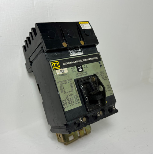 Square D I-Line FAB36020 20A Circuit Breaker 480/600V 3P FAB S2 20 Amp bad label (EM4777-11) Square D I-Line FAB36020 20A Circuit Breaker 480/600V 3P FAB S2 20 Amp bad label (EM4777-11)