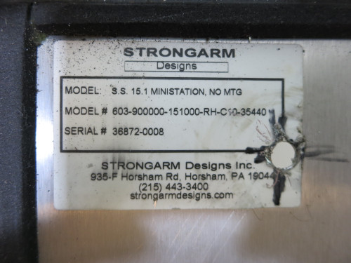 Strongarm 15.1" Flat Panel Display Monitor MiniStation SS Stainless Steel 4X (DW5613-1)