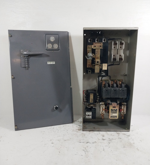Square D Model 3 125A Breaker Size 3 Starter 30" MCC Bucket 125 Amp Class 8999 (BJ0527-1)