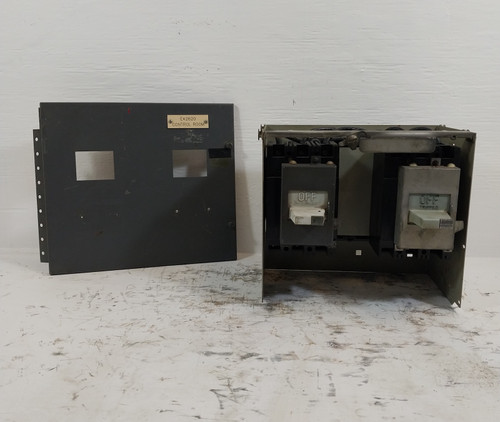 Westinghouse Type W 25/50 Amp 12" Dual Breaker Feeder MCC Bucket MCCB 25A/50A (BJ0529-1)