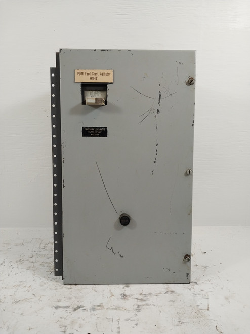 Westinghouse Type W Size 3 Starter 100 Amp Breaker 24" MCC Bucket (BJ0534-2)