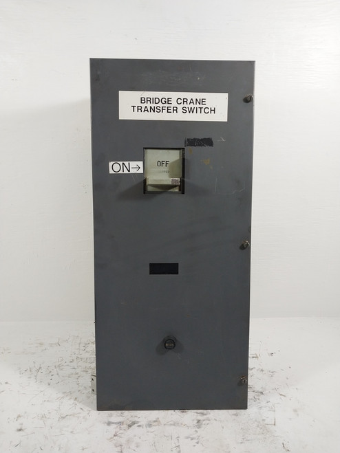 Westinghouse Type W Size 3 Starter 225 Amp Breaker 30" MCC Bucket 225A (BJ0542-1)