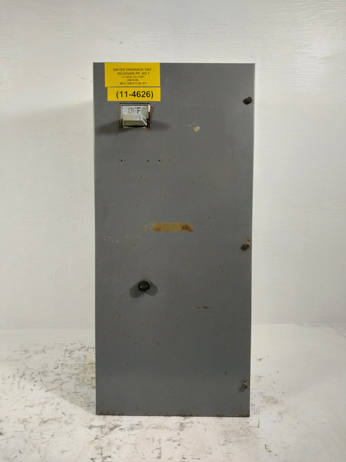 Westinghouse Type W Size 3 Starter 200 Amp Fusible 30" MCC Bucket 200A (BJ0545-3) Westinghouse Type W Size 3 Starter 200 Amp Fusible 30" MCC Bucket 200A (BJ0545-3)