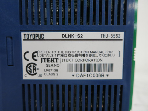Toyoda Toyopuc THU-5563 DLINK-S2 Communication PLC Module PC10 THU5563 (DW5682-1)