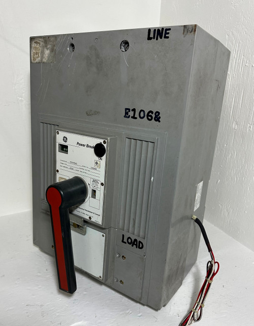 GE TPYY7625 2500A Power Break Molded Case Switch w Aux 2500 Amp General Electric (EM4872-3) GE TPYY7625 2500A Power Break Molded Case Switch w Aux 2500 Amp General Electric (EM4872-3)