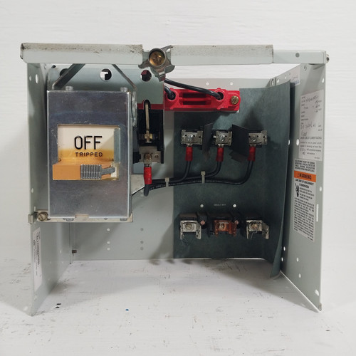 Westinghouse Type W 60 Amp 12" Fusible Feeder MCC Bucket 60A (BJ0575-1)