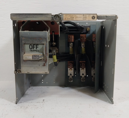 Westinghouse Type W 100 Amp Fusible Feeder Motor Control Center Bucket 12" 100A (BJ0581-15)