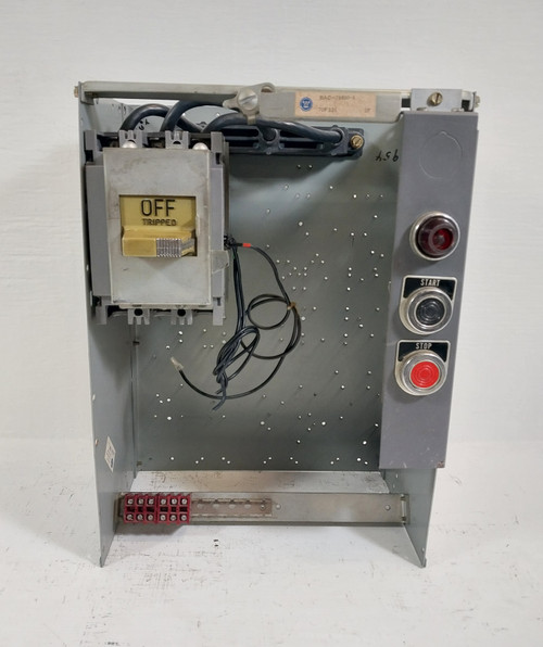 Westinghouse Type W 100 Amp Breaker Feeder MCC Bucket 18" 100A Mark 75 (BJ0584-1)