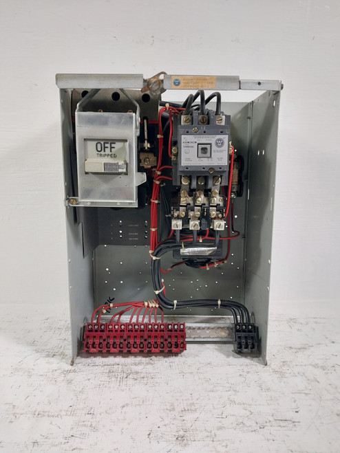 Westinghouse Type W Size 2 Starter 60 Amp Fused Motor Control Center Bucket 18" (BJ0586-6)