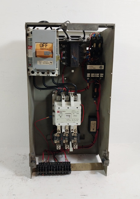 Westinghouse Type W Size 3 Starter 100A Breaker 24" MCC Bucket 100 Amp HMCP (BJ0588-2)