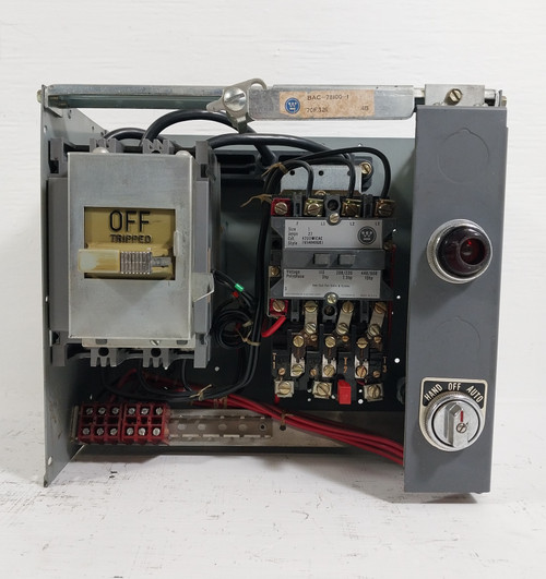 Westinghouse Type W Size 1 Starter 15A Breaker 12" MCC Bucket 15 Amp (BJ0591-3)