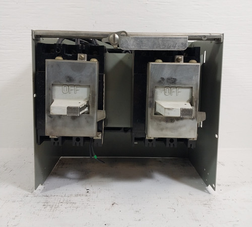 Westinghouse Type W 30/15 Amp 12" Breaker Type Dual Feeder MCC Bucket 30A/15A (BJ0595-1)