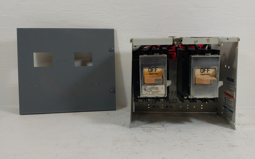 Westinghouse Type W 60A Dual Breaker 12" Feeder MCC Bucket 60 Amp FB (BJ0601-1)