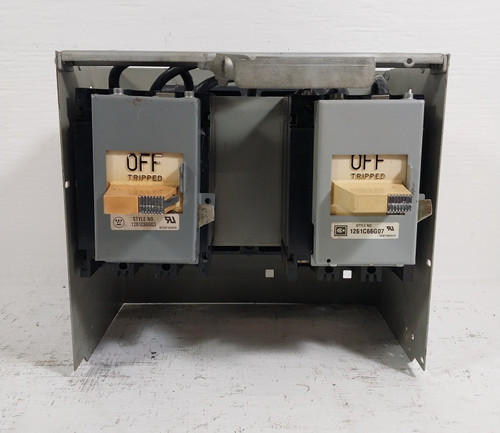 Westinghouse Type W 30/70 Amp Dual Breaker 12" Feeder MCC Bucket 30A/70A (BJ0607-1) Westinghouse Type W 30/70 Amp Dual Breaker 12" Feeder MCC Bucket 30A/70A (BJ0607-1)