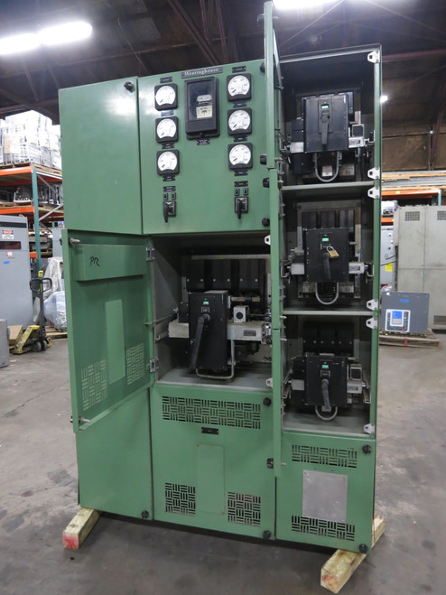 Westinghouse 1600A DB Main Breaker Panel 3PH 3W Switchgear 1600 Amp DB50 DB25 (DW5807-1)