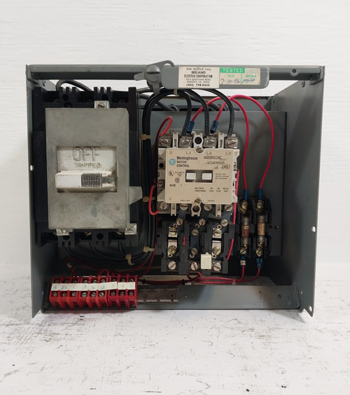 Westinghouse Type W Size 1 Starter 15A Breaker 12" MCC Bucket 15 Amp FA (BJ0614-1)