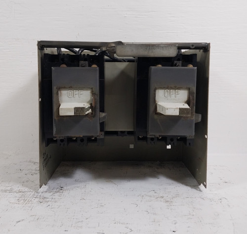 Westinghouse Type W 50A Dual Breaker 12" Feeder MCC Bucket 50 Amp FA (BJ0617-2)