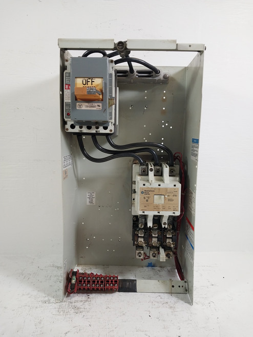 Westinghouse Type W Size 4 Starter 150A Breaker MCC Bucket 24" 150 Amp A200M4CXD (BJ0620-1)