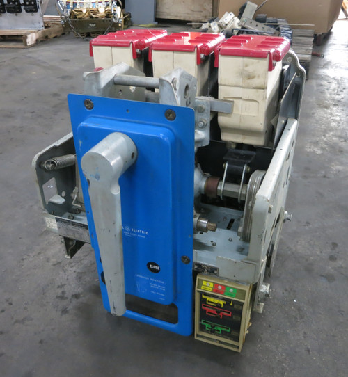 GE AKR-5A-30H 800A Power Circuit Breaker LSG SST Trip Unit 568B604G19 800 Amp MO (DW5822-3)