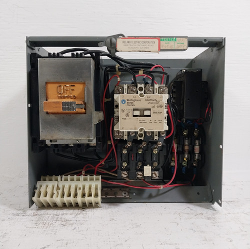 Westinghouse Type W Size 1 Starter 15A Breaker 12" MCC Bucket 15 Amp FB (BJ0616-1) Westinghouse Type W Size 1 Starter 15A Breaker 12" MCC Bucket 15 Amp FB (BJ0616-1)