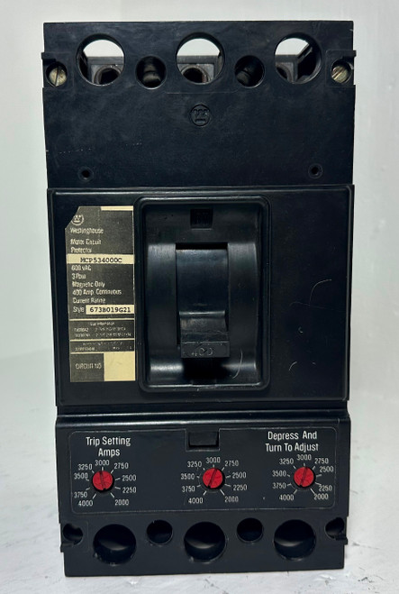 CH Westinghouse MCP534000C 400A Motor Circuit Protector 480/600V 3P 400 Amp (EM4954-2)