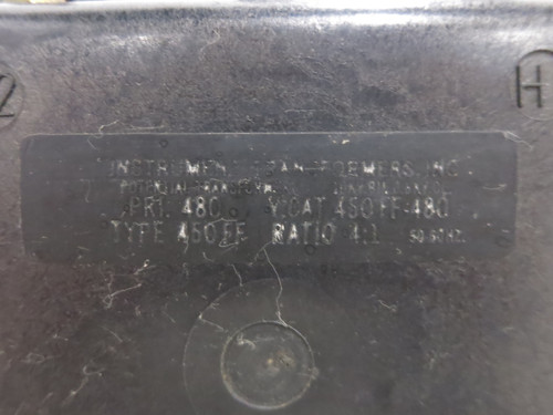 Instrument Transformer 450FF-480 Ratio 4:1 Potential 480V CT PT 450FF480 IT (DW6010-10)