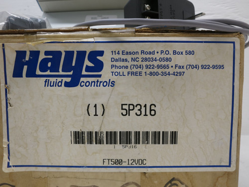 NEW Hays FT500-23 Flow Computer Control Rate Total Indicator FT500-12VDC 5P316 (DW6304-1)