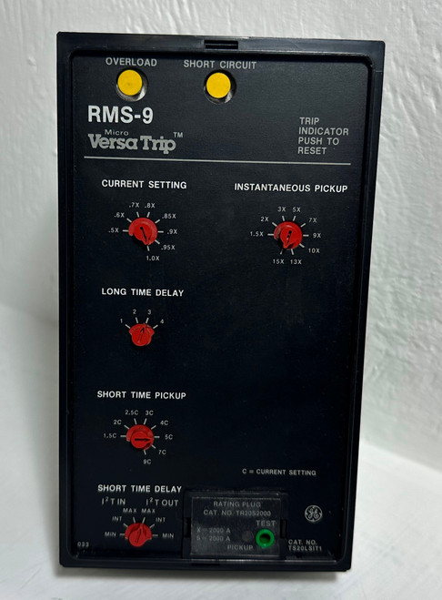 GE TS20LSIT1 2000A RMS-9 MicroVersaTrip Trip Unit w/ 2000 Amp Plug LSI TR20S2000 (EM5128-1)