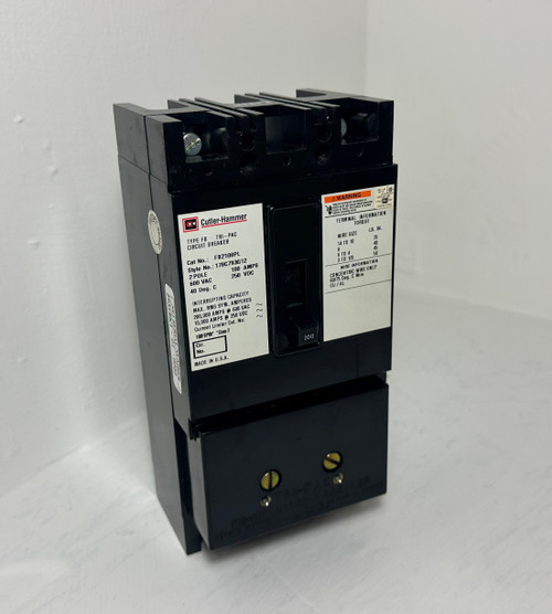 NEW Cutler Hammer FB2100PL 100A Tri-Pac 2P Circuit Breaker 100 Amp 2 Pole NIB (EM5133-1)