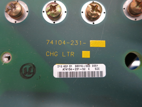 Allen Bradley 74104-231 AC VS Drive Power Supply Board A74104-231-52 Control 52E (DW6382-1)