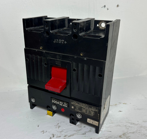 GE THJK436F000 400A Circuit Breaker w/ 300 Amp Trip 3P 480/600V General Electric (EM5153-1) GE THJK436F000 400A Circuit Breaker w/ 300 Amp Trip 3P 480/600V General Electric (EM5153-1)